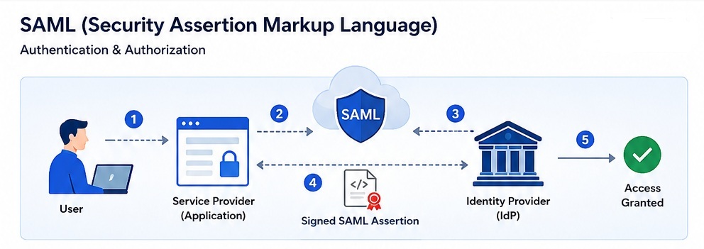 Detailed SAML Authentication Flow